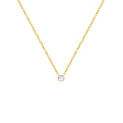 Minimalistický náhrdelník s měsíčním kamenem Glosie