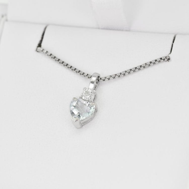 Náhrdelník s akvamarínem 20758