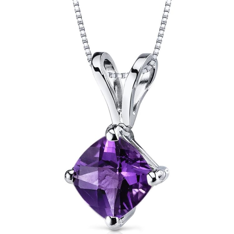 Zlatý náhrdelník s ametystem 20306