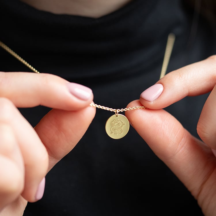 Personalizovaný náhrdelník Čínské znamení zvěrokruhu 135188