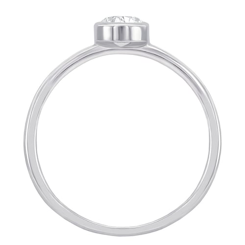 Zlatý zásnubní set prstenů s oválným diamantem Iline