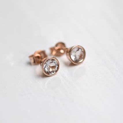 Napichovací náušnice s lab-grown diamanty Leanne