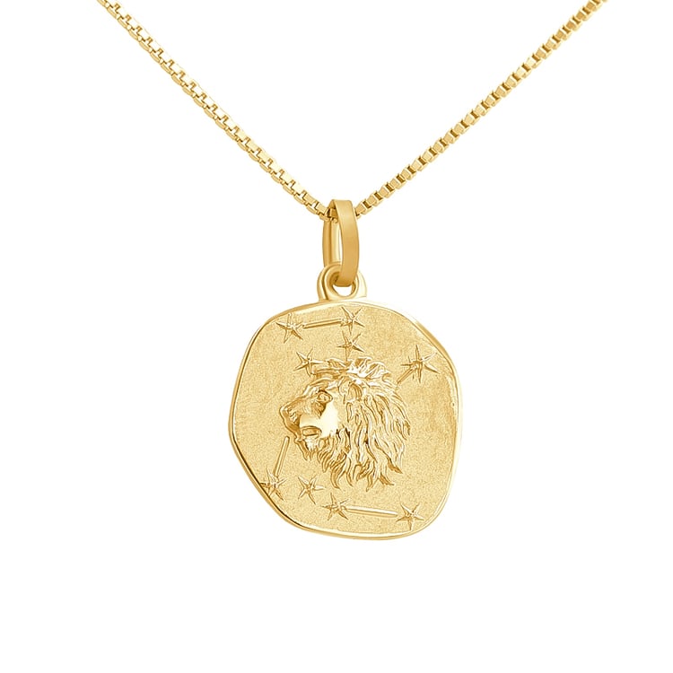 Zlatý přívěsek se symboly znamení zvěrokruhu