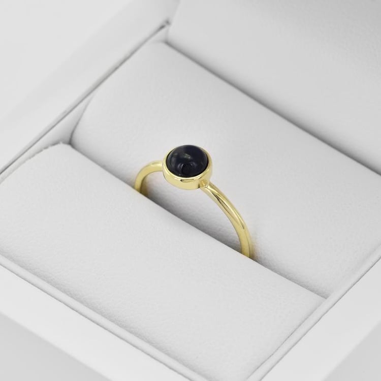 Safírový prsten ze zlata 34119