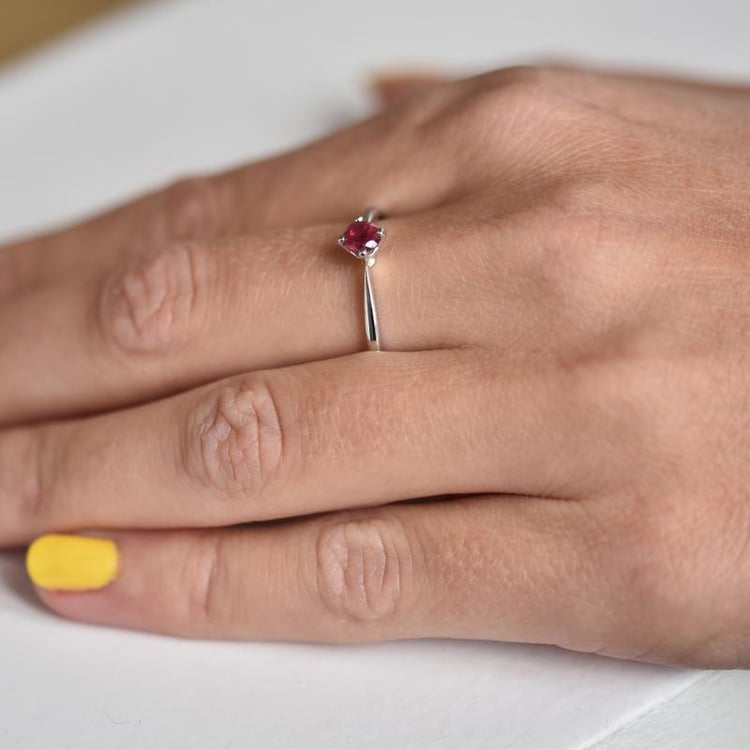 Zásnubní prsten s rubínem Lavori 17942