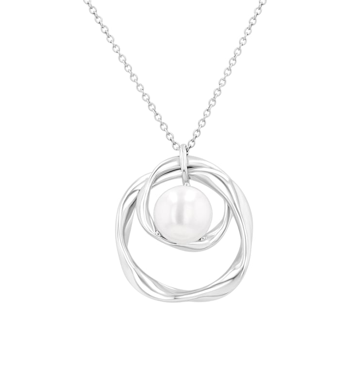 Stříbrný přívěsek s perlou Alya 164095