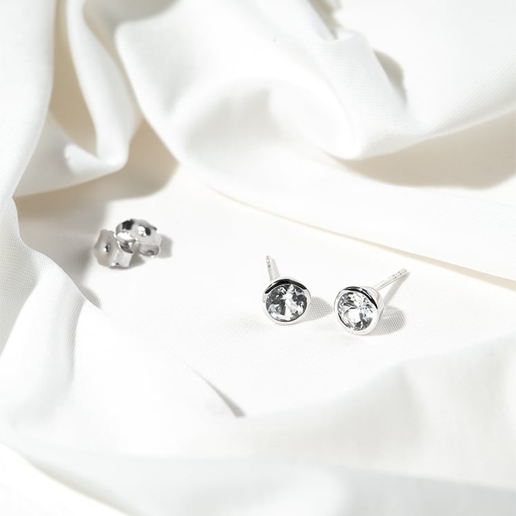 Napichovací náušnice s lab-grown diamanty Leanne 131325