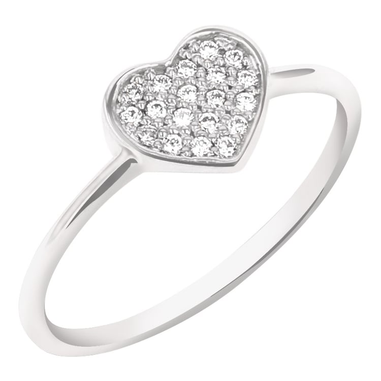 Prsten z bílého zlata