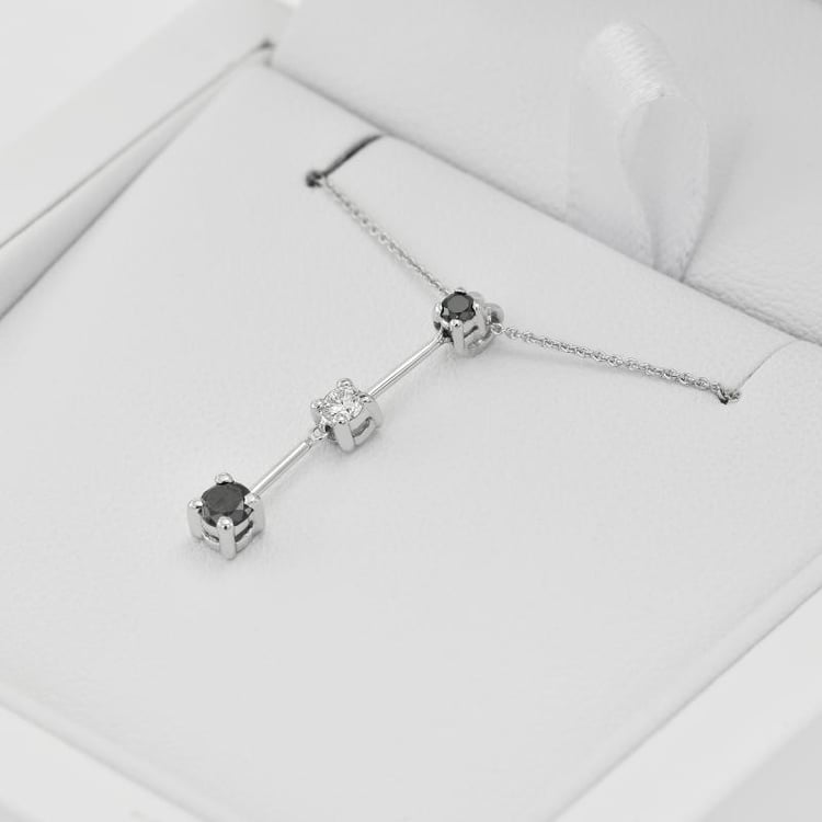 Diamantový náhrdelník ze zlata 36768