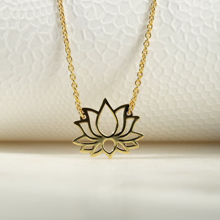 Jóga náhrdelník Lotosový květ 134008