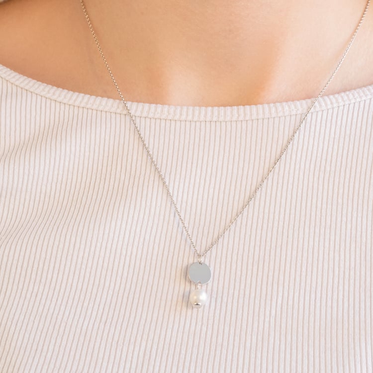 Perlový přívěsek s gravírem Hilda 100988