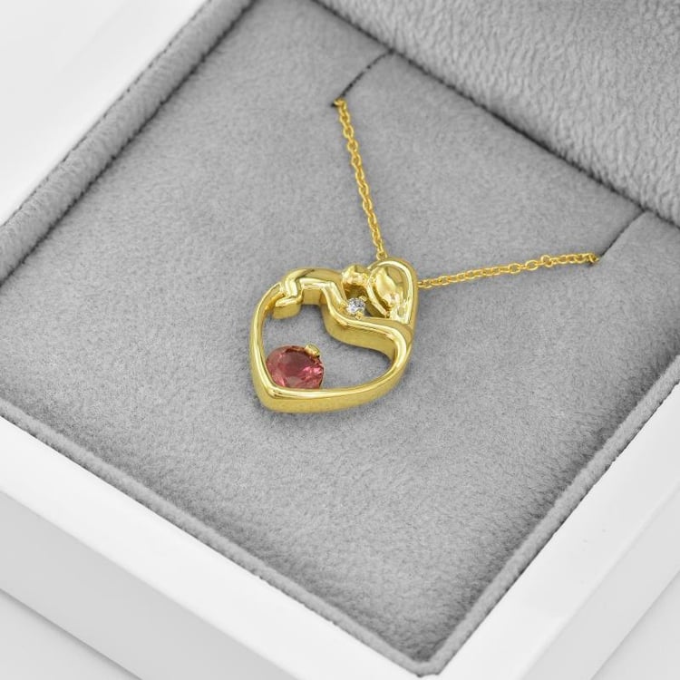 Přívěsek s růžovým turmalínem 44388