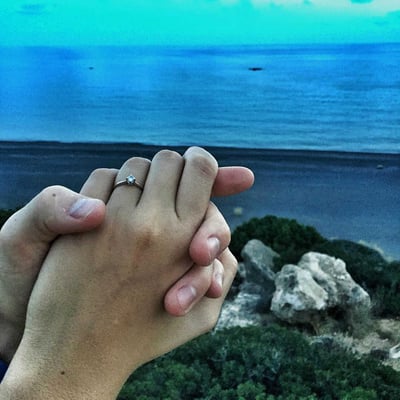 Zásnubní prsten s diamantem