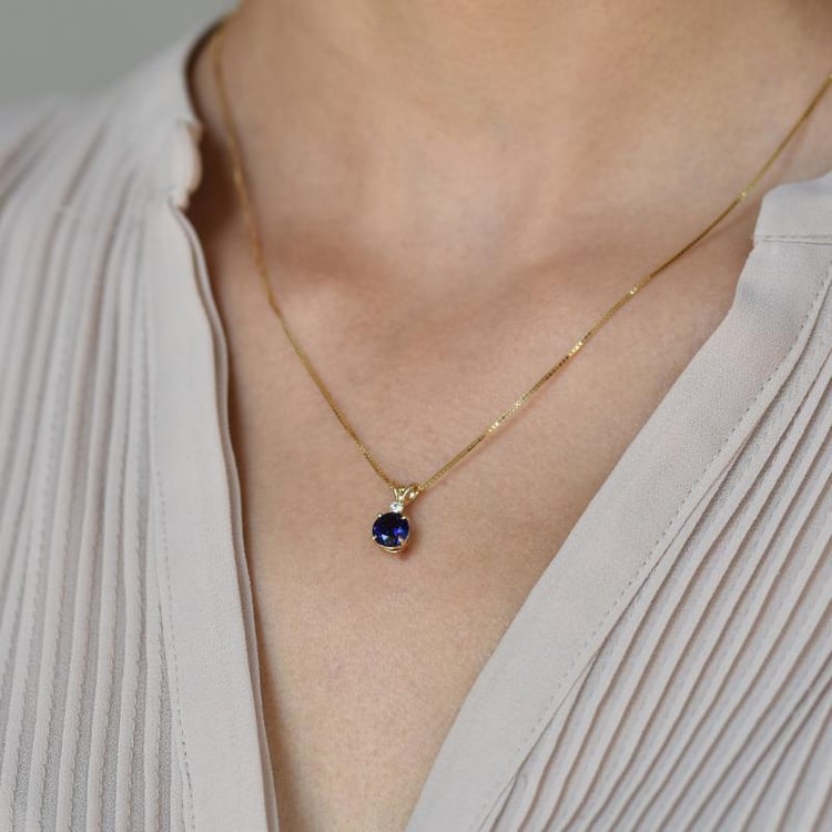 Safírový náhrdelník 20881