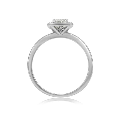 Zásnubní zlatý prsten s diamanty Eleria