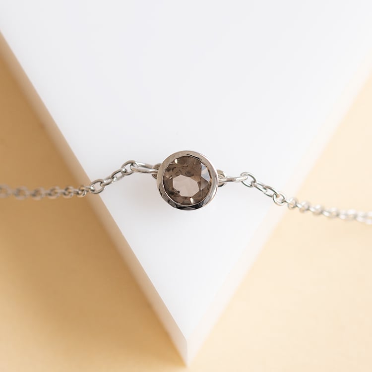 Zlatý náramek se záhnědou Arleth 149128