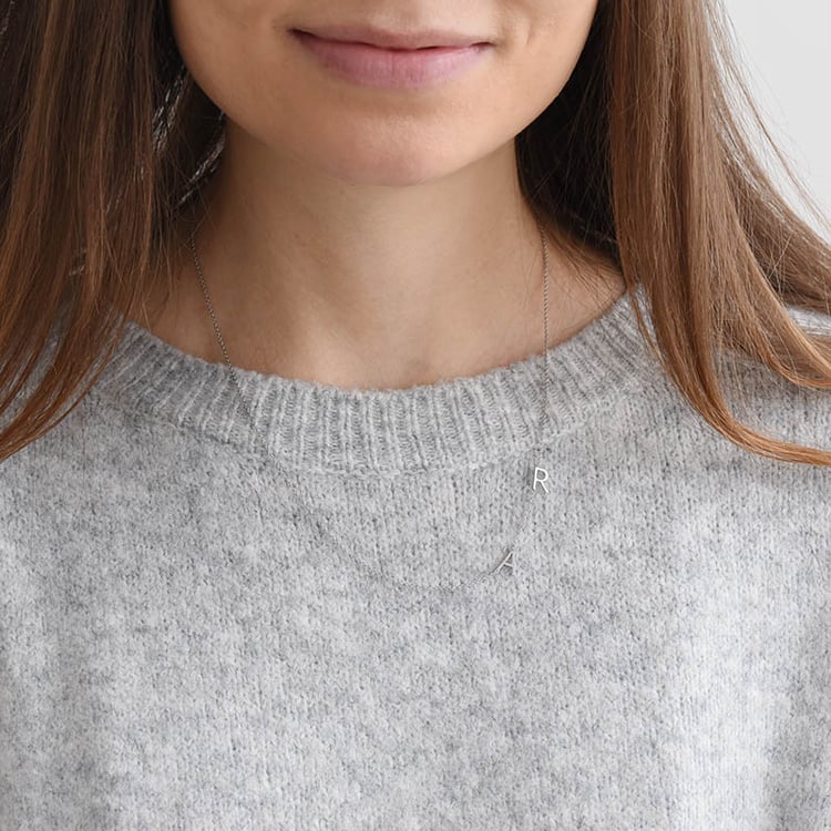 Stříbrný náhrdelník se 2 písmenky podle vaší volby Lupe 103730