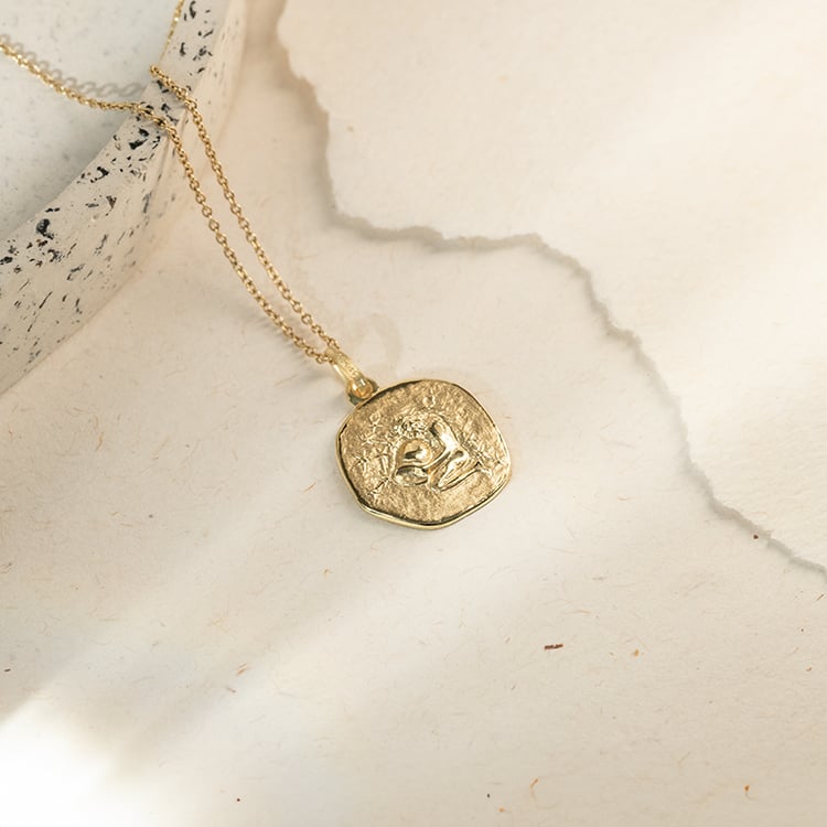 Stříbrný přívěsek se symboly znamení zvěrokruhu 136663