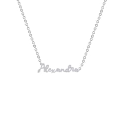 Stříbrný náhrdelník se jménem Amael