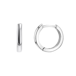 Stříbrné kruhové náušnice Rondel