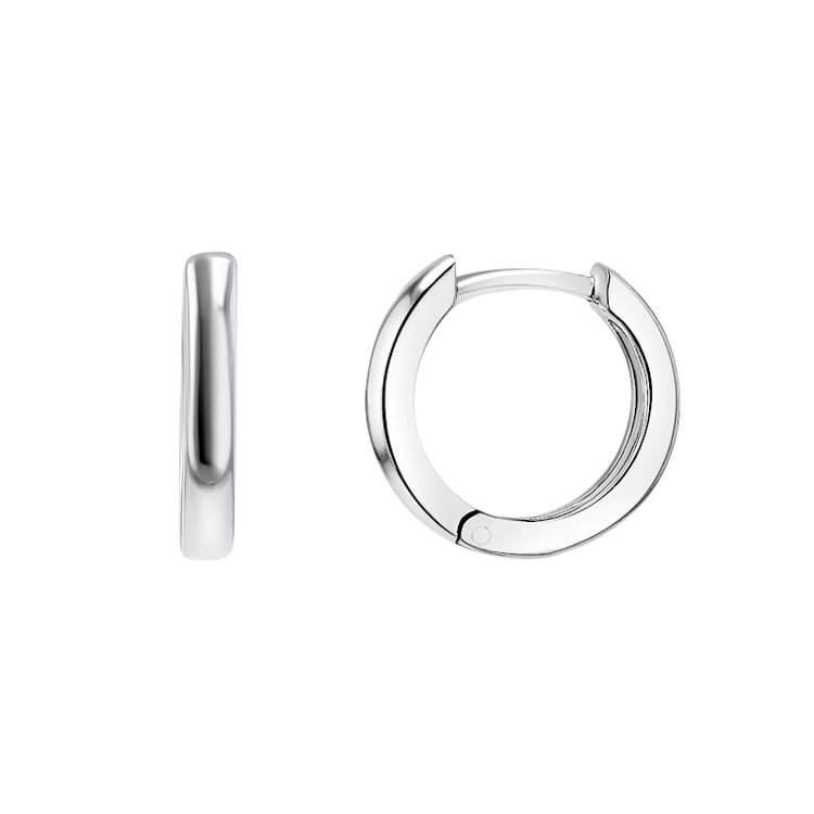 Stříbrné kruhové náušnice