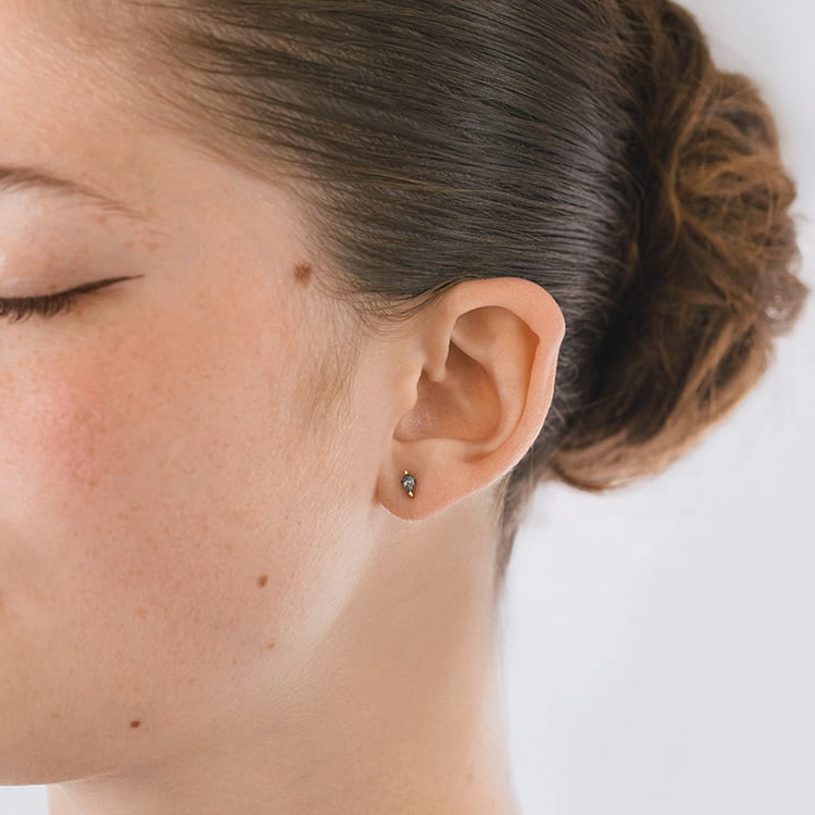 Náušnice s kite salt and pepper diamanty Ansa 156053