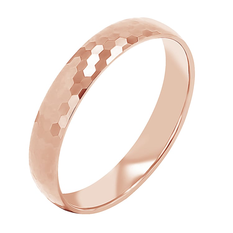 Zlaté tepané snubní prsteny Trevino 114104