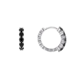 Náušnice s černými diamanty Patton