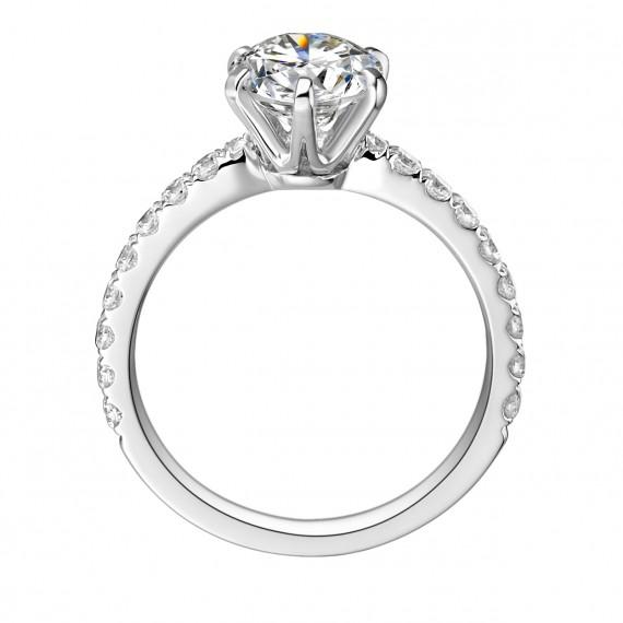 Prsten z platiny Swyn 10492