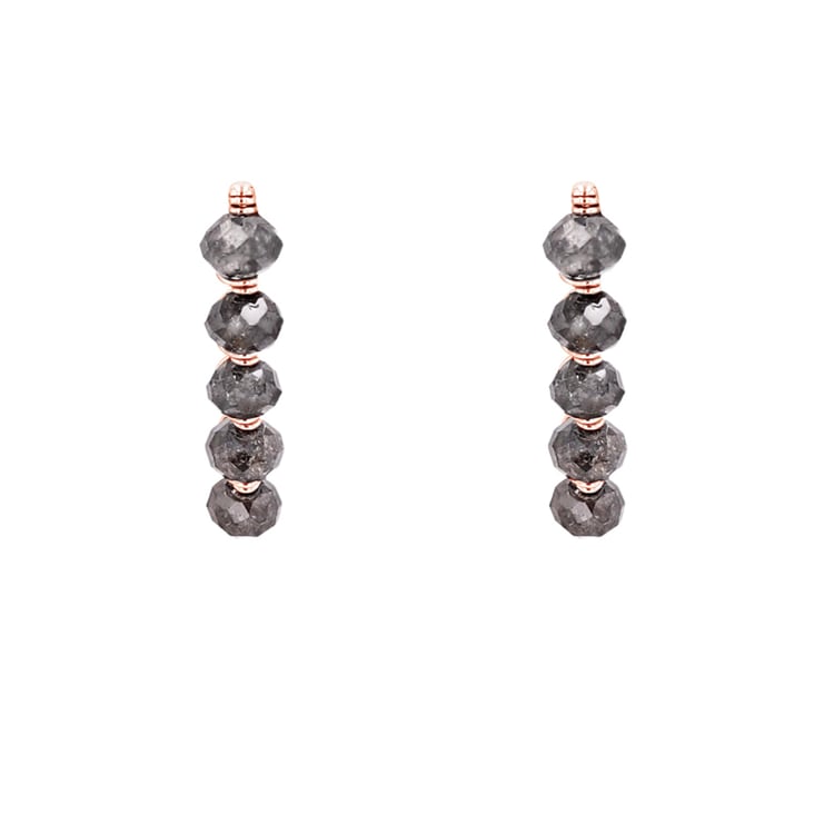 Visací náušnice se salt and pepper diamanty Brookes 98716