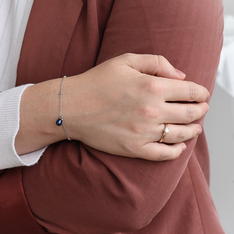 Náramek ze stříbra 88044