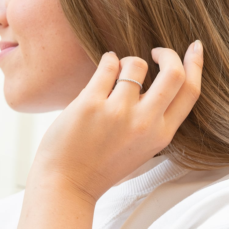 Minimalistický kuličkový prsten Leilani 144163