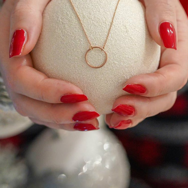 Náhrdelník kroužek 38609