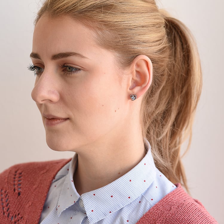 Náušnice ve tvaru srdce 59152