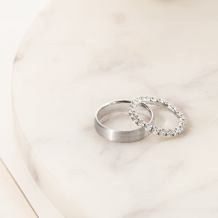 Eternity prsten s lab-grown diamanty Sykes 137879