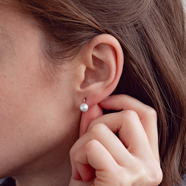 Elegantní perlové náušnice Louise 132769