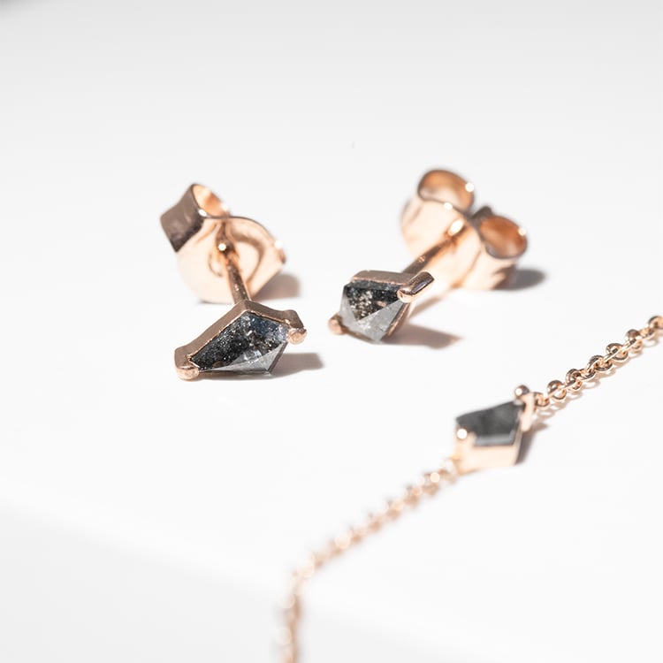 Kolekce šperků s kite salt and pepper diamanty Elny 126406