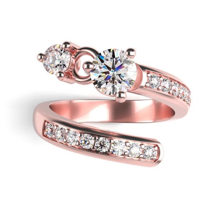 Spirálovitý prsten ze zlata 15887