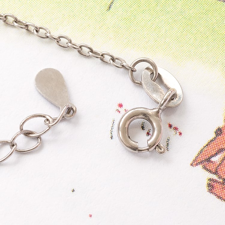 Stříbrný náramek Malý princ s liškou a gravírem 122298