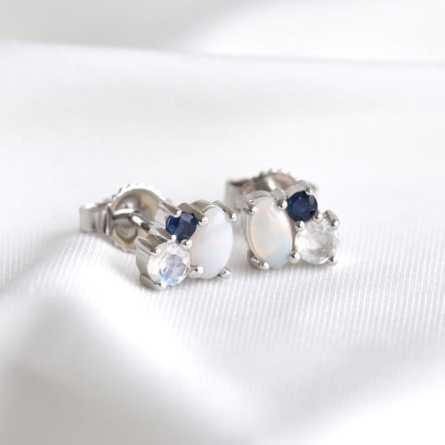 Elegantní cluster náušnice Angelika