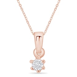 Přívěsek s výběrem karátové váhy lab-grown diamantu Cocobe