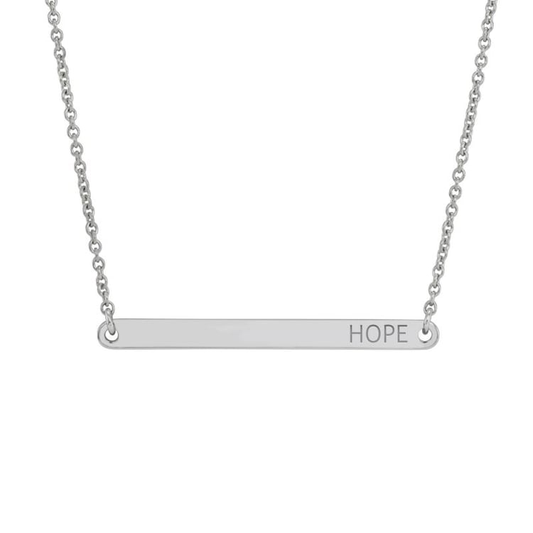 Jemný náhrdelník ze zlata s nápisem 20905