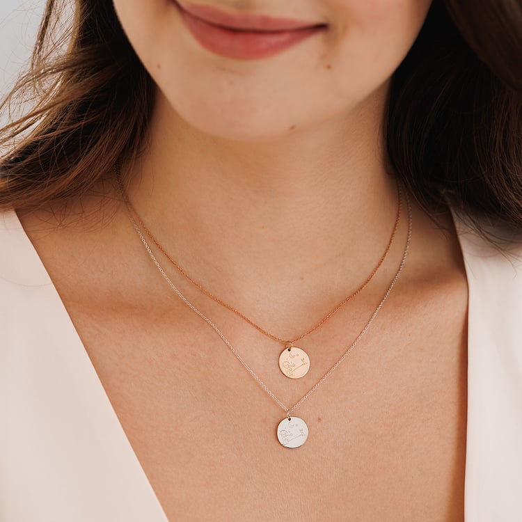 Zlatý přívěsek Malý princ s liškou a gravírem 157466