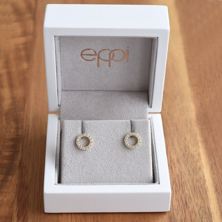 Diamantové karma náušnice Leonas 85929