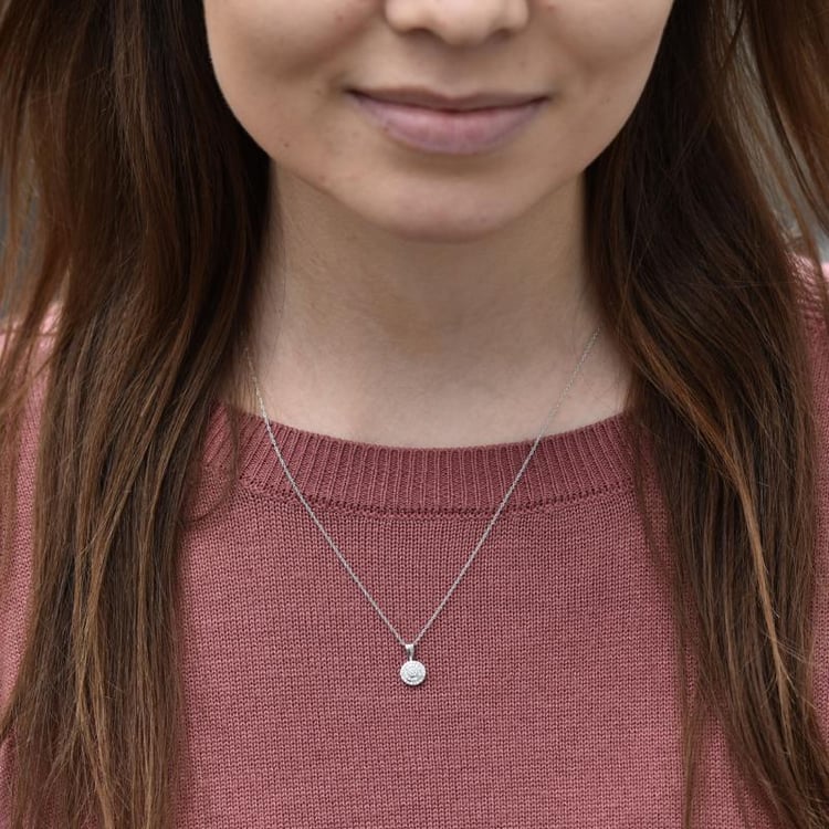 Diamantový náhrdelník z bílého zlata 42381