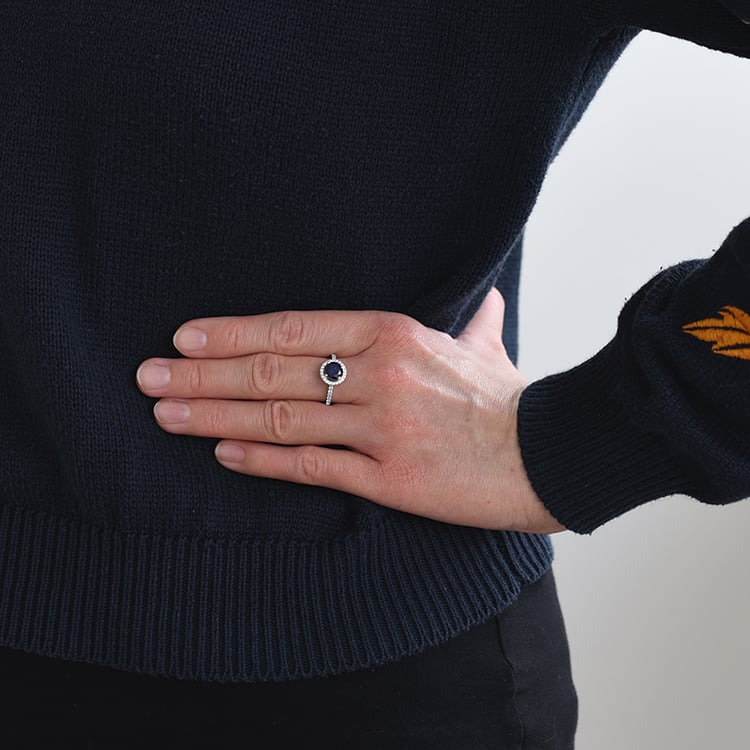 Zlatý halo prsten 62147