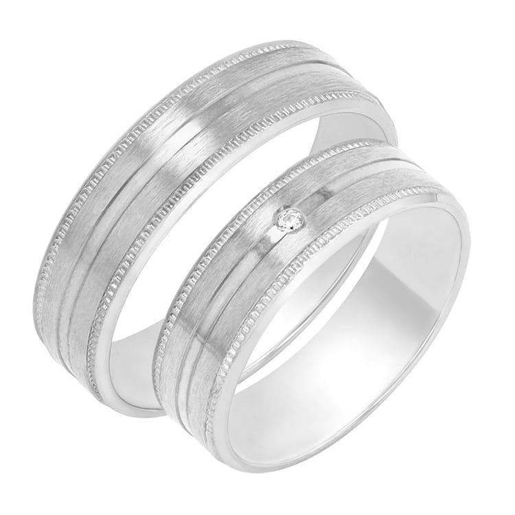 Snubní prsteny z bílého zlata 78799