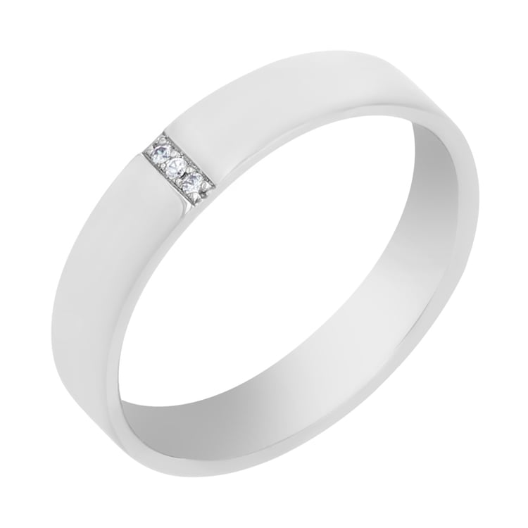 Zlaté snubní prsteny s diamanty Pyar 105520