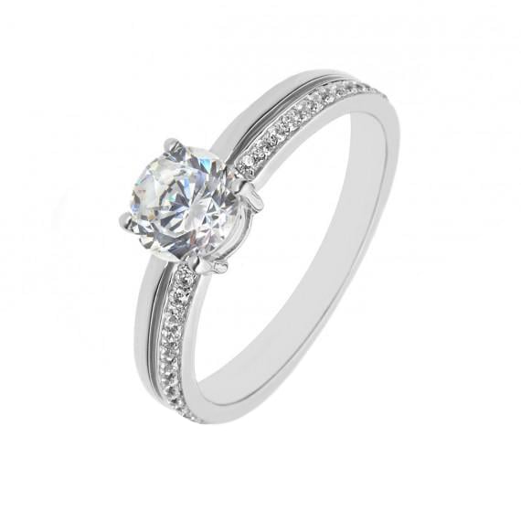 Platinový prsten Belise