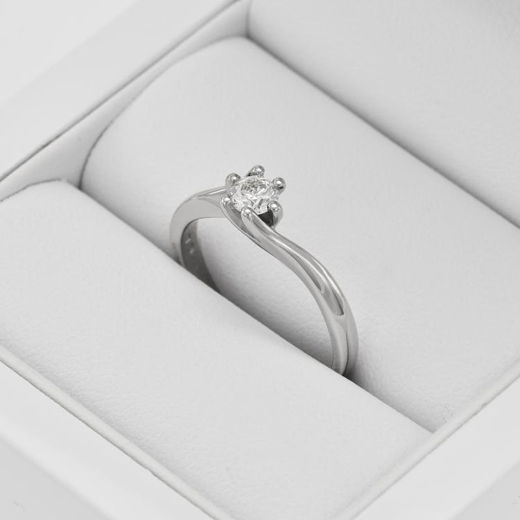 Zásnubní prsten s diamantem Hetal 64832